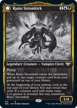 Runo Stromkirk card from Innistrad: Double Feature