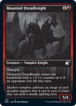 Mounted Dreadknight card from Innistrad: Double Feature