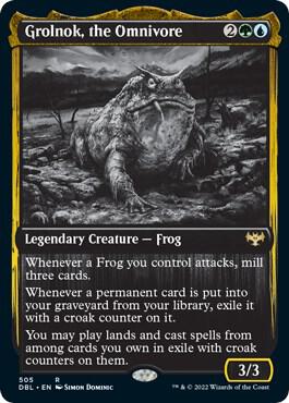 Grolnok, the Omnivore card from Innistrad: Double Feature