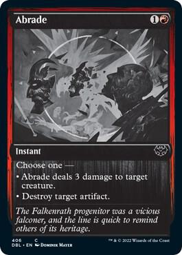 Abrade card from Innistrad: Double Feature