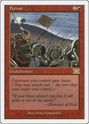 Fervor card from Classic Sixth Edition