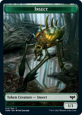 Insect // Spirit (003) Double-Sided Token card from Innistrad: Crimson Vow