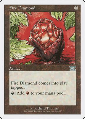 Fire Diamond card from Classic Sixth Edition