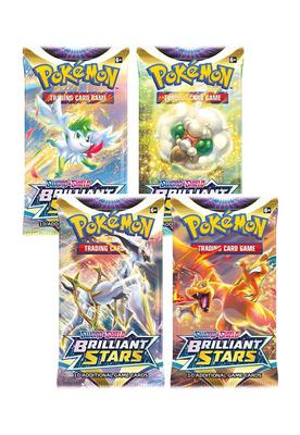 Brilliant Stars Booster Pack Art Bundle [Set of 4] card from SWSH09: Brilliant Stars