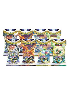 Brilliant Stars Sleeved Booster Pack Bundle [Set of 8] card from SWSH09: Brilliant Stars