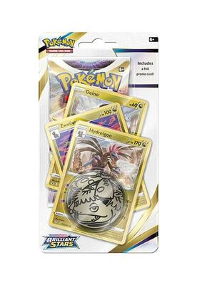 Brilliant Stars Premium Checklane Blister [Hydreigon] card from SWSH09: Brilliant Stars