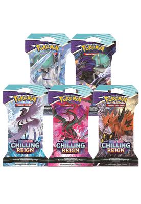 Chilling Reign Sleeved Booster Pack Art Bundle [Set of 5] card from SWSH06: Chilling Reign
