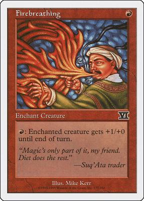 Firebreathing card from Classic Sixth Edition