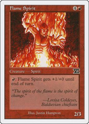Flame Spirit card from Classic Sixth Edition