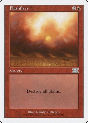 Flashfires card from Classic Sixth Edition