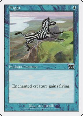 Flight card from Classic Sixth Edition