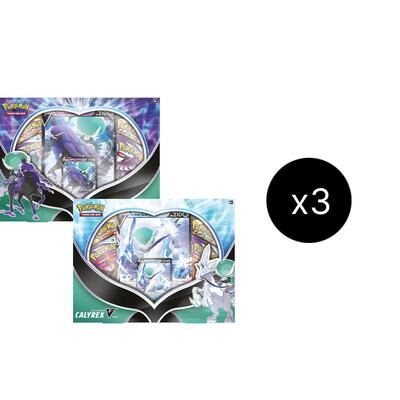 Ice Rider/ Shadow Rider Calyrex V Box Case card from SWSH06: Chilling Reign