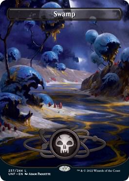 Swamp (237) (Borderless) card from Unfinity