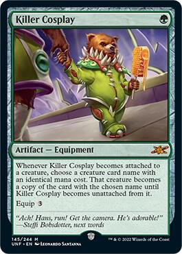 Killer Cosplay card from Unfinity