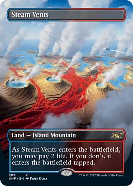 Steam Vents (Borderless) card from Unfinity