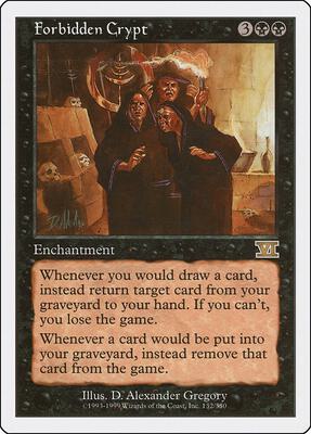 Forbidden Crypt card from Classic Sixth Edition