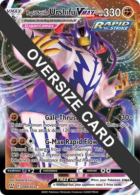 Rapid Strike Urshifu VMAX - 088/163 card from Jumbo Cards