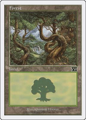Forest (347) card from Classic Sixth Edition