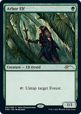 Arbor Elf card from Game Day & Store Championship Promos