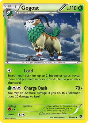 Gogoat - 19/146 (Cosmos Holo) card from Blister Exclusives