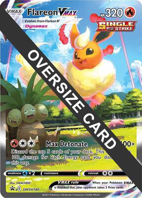 Flareon VMAX - SWSH180 card from Jumbo Cards