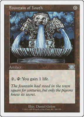 Fountain of Youth card from Classic Sixth Edition