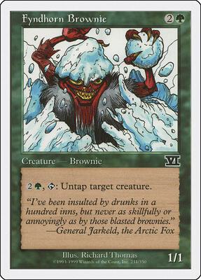 Fyndhorn Brownie card from Classic Sixth Edition