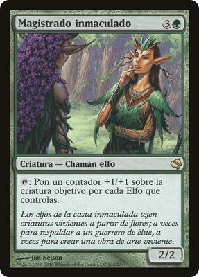 Immaculate Magistrate (Spanish) - "Magistrado inmaculado" card from Magic Encyclopedia 2011 (Salvat)