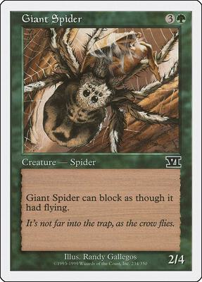 Giant Spider card from Classic Sixth Edition