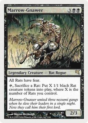 Marrow-Gnawer card from Magic Encyclopedia 2005 (Salvat/Hachette)