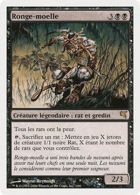 Marrow-Gnawer (French) - "Ronge-moelle" card from Magic Encyclopedia 2005 (Salvat/Hachette)