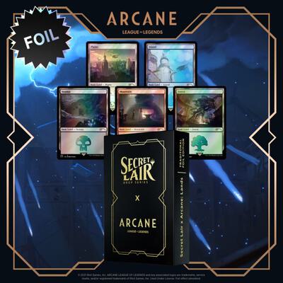 Secret Lair Drop: Secret Lair x Arcane: Lands - Traditional Foil Edition card from Secret Lair Drop Series