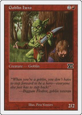 Goblin Hero card from Classic Sixth Edition