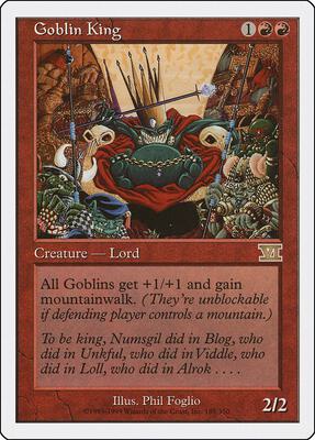 Goblin King card from Classic Sixth Edition