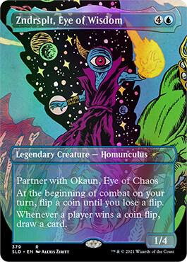 Zndrsplt, Eye of Wisdom card from Secret Lair Drop Series