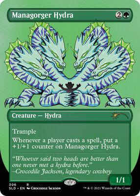 Managorger Hydra card from Secret Lair Drop Series