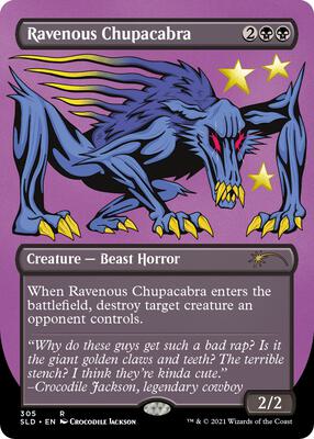 Ravenous Chupacabra (305) card from Secret Lair Drop Series