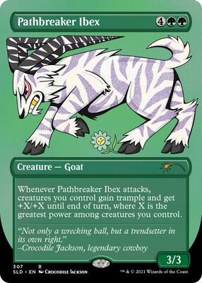 Pathbreaker Ibex card from Secret Lair Drop Series