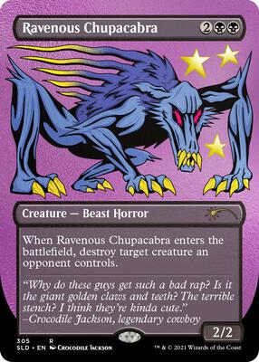 Ravenous Chupacabra (305) (Foil Etched) card from Secret Lair Drop Series