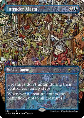 Intruder Alarm card from Secret Lair Drop Series