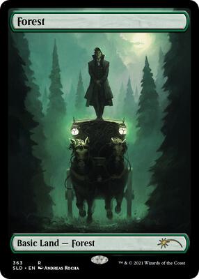 Forest (The Dracula Lands) card from Secret Lair Drop Series
