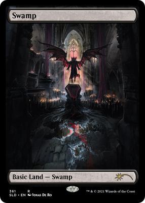 Swamp (The Dracula Lands) card from Secret Lair Drop Series