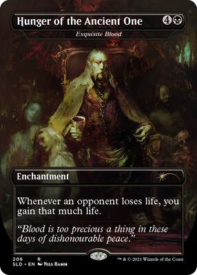 Hunger of the Ancient One - Exquisite Blood card from Secret Lair Drop Series