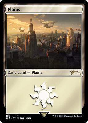 Plains (Secret Lair x Arcane: Lands) card from Secret Lair Drop Series