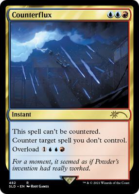 Counterflux (482) card from Secret Lair Drop Series