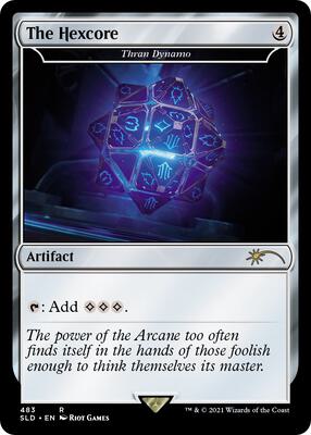 The Hexcore - Thran Dynamo card from Secret Lair Drop Series