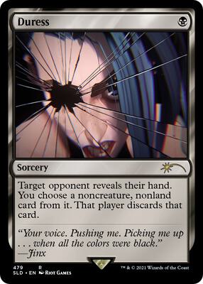 Duress card from Secret Lair Drop Series