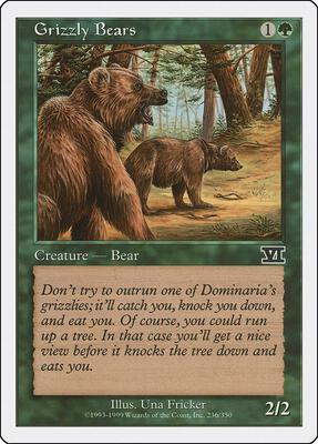 Grizzly Bears card from Classic Sixth Edition