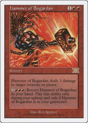 Hammer of Bogardan card from Classic Sixth Edition
