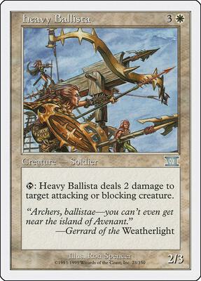 Heavy Ballista card from Classic Sixth Edition
